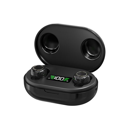 HearGood Clarity Touch – Wireless CIC Hearing Aids with Charging Case & Smart Display –