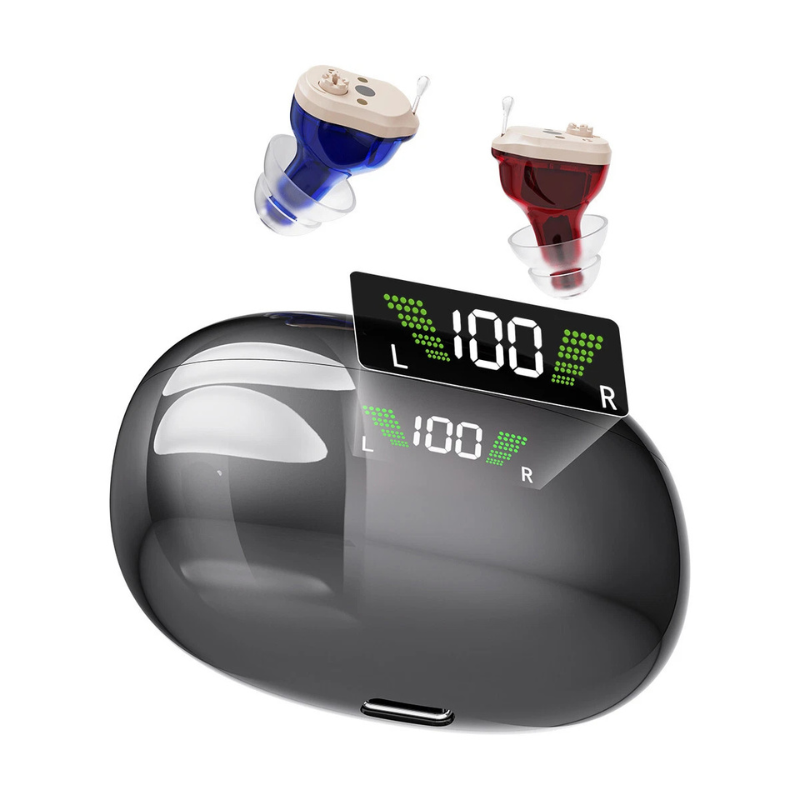 HearGood ProMax – CIC Hearing Aid, Advanced 16-Channel Digital Processor –Seniors