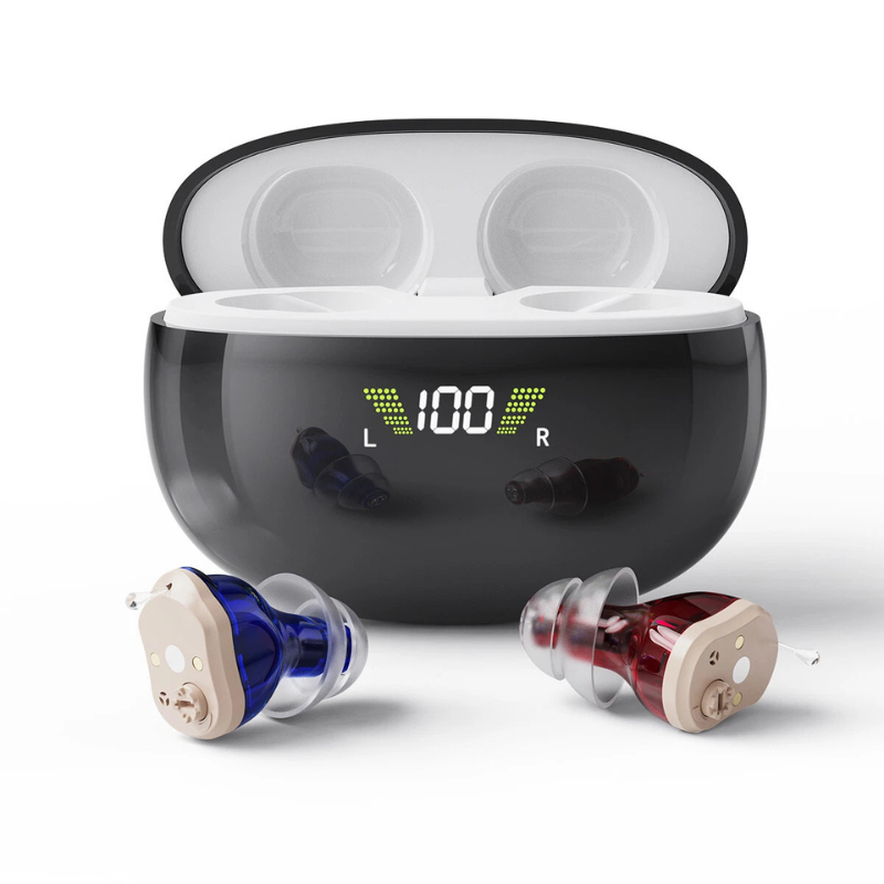 HearGood ProMax – CIC Hearing Aid, Advanced 16-Channel Digital Processor –Seniors