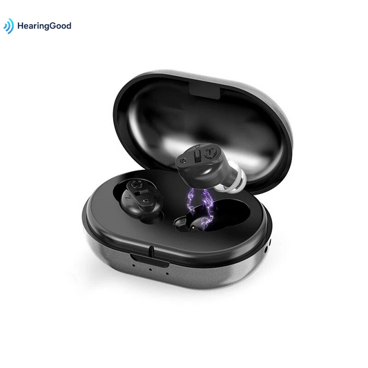 HearGood Lite – CIC Rechargeable Hearing Aid for Seniors – Discreet & Affordable