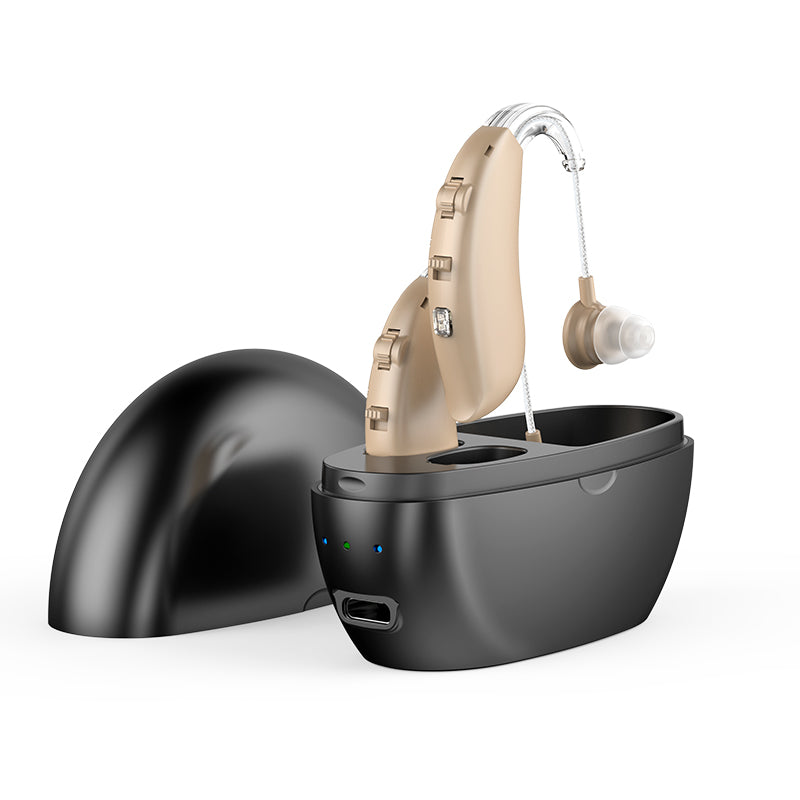 HearGood SoundPro 360 – BTE Digital Hearing Aid, Comfortable Fit for Adults & Elderly