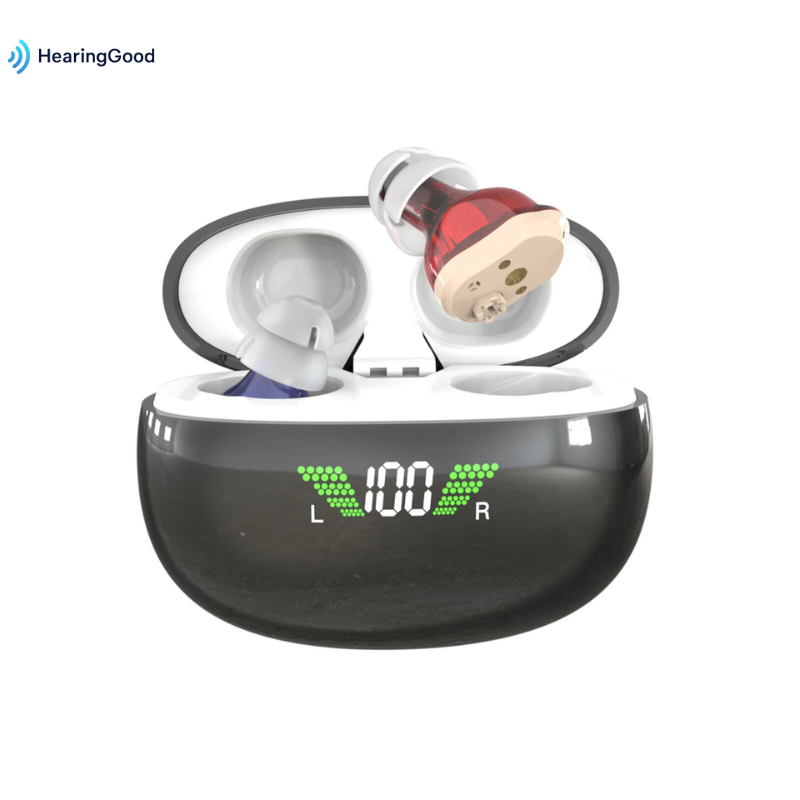 HearGood ProMax – CIC Hearing Aid, Advanced 16-Channel Digital Processor –Seniors