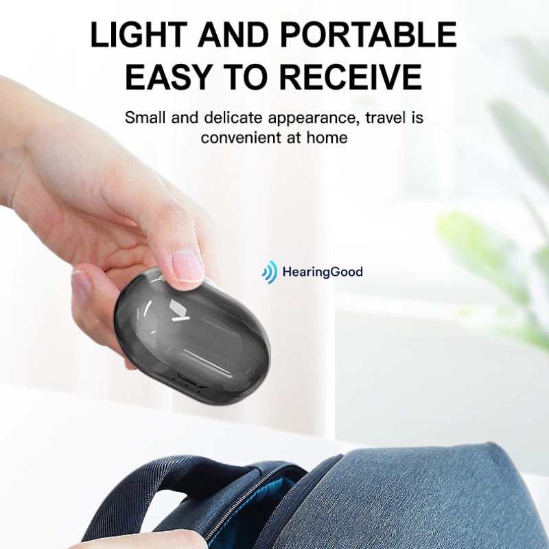 HearGood Lite – CIC Rechargeable Hearing Aid for Seniors – Discreet & Affordable
