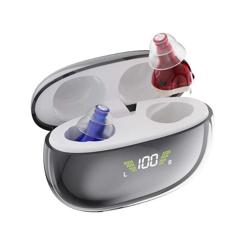 HearGood ProMax – CIC Hearing Aid, Advanced 16-Channel Digital Processor –Seniors