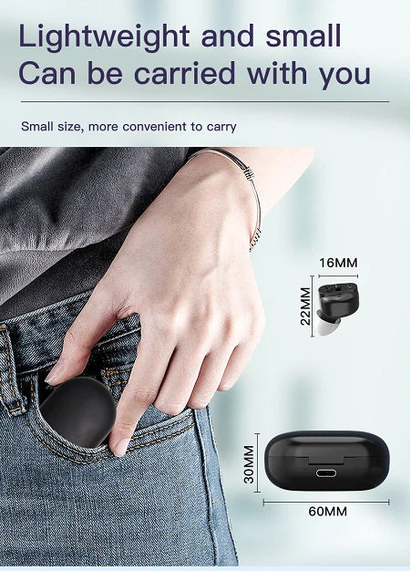 HearGood Lite – CIC Rechargeable Hearing Aid for Seniors – Discreet & Affordable